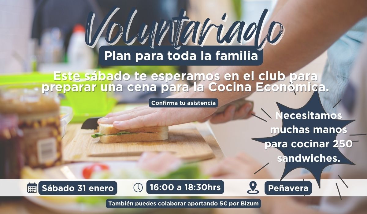 Actividad de voluntariado en Peñavera para todas las familias