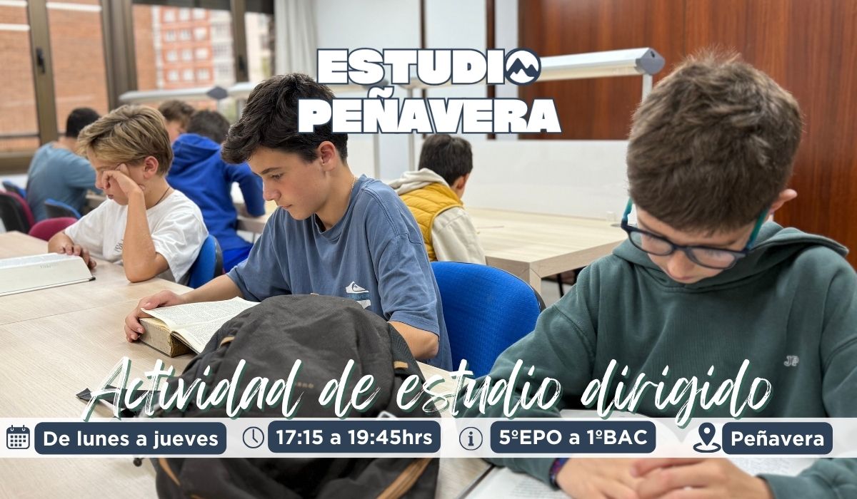 Actividad de estudio dirigido en Peñavera. En Oviedo, Asturias para chicos de 5º EPO a 3º ESO.