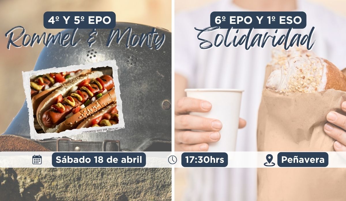 Actividades de sábado en el mes de abril en Peñavera